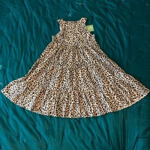 Sage and Lilly leopard 4 panel dress
